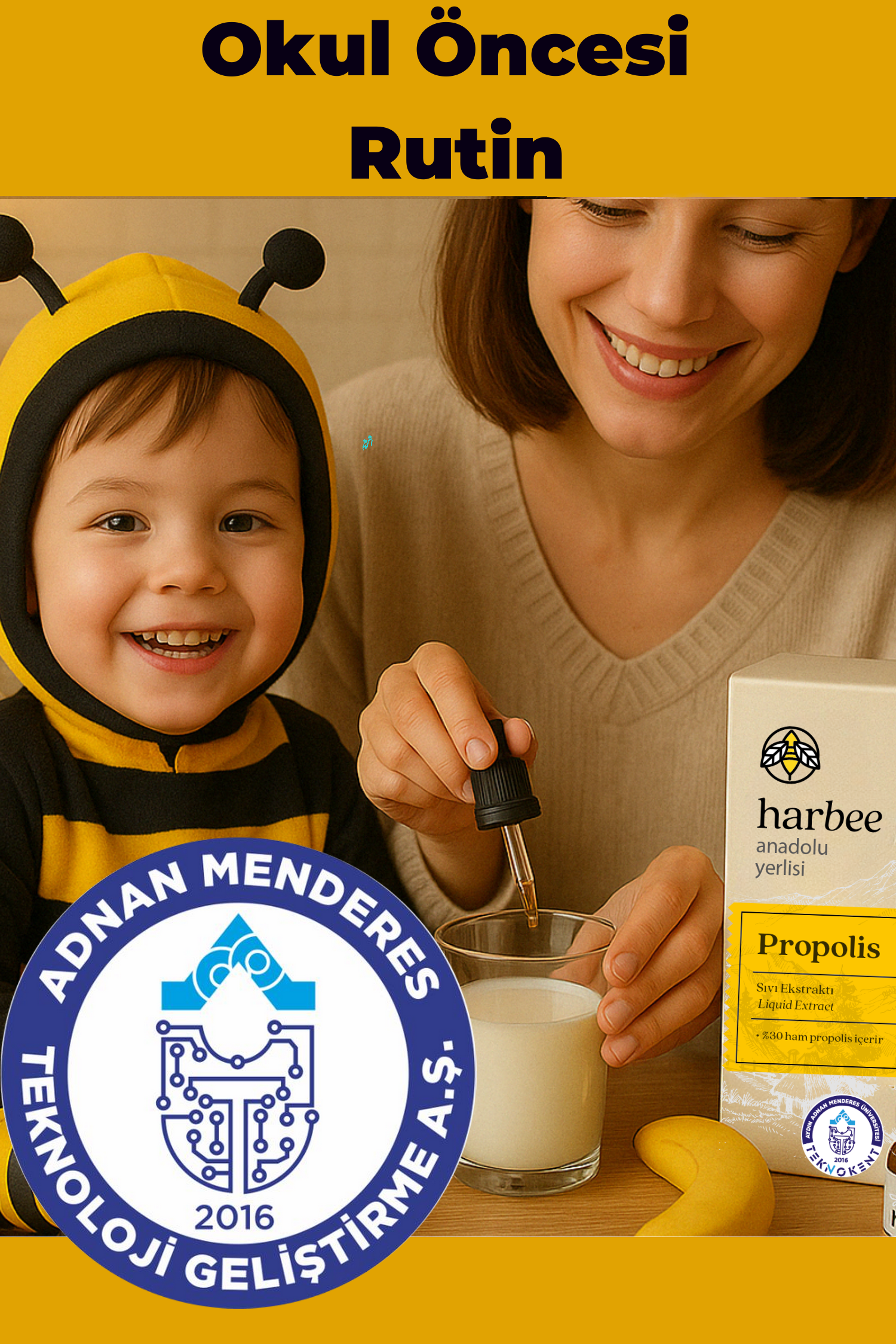 Harbee Saf Ham Propolis %30 Yoğun Damla - Doğal Arı Ürünü - Bağışıklık Destekleyici Gıda 20ml