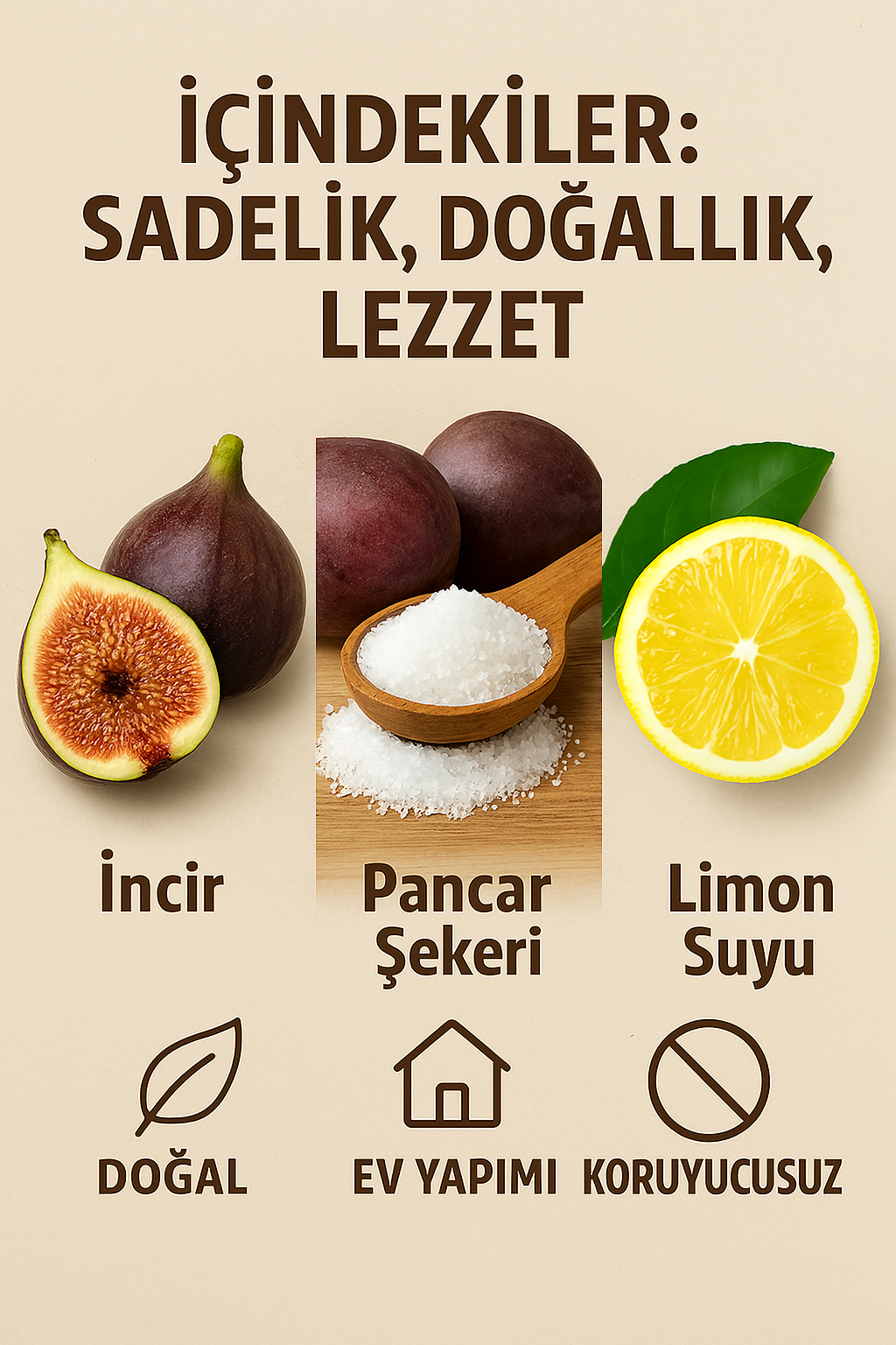 Egedya 310g İncir Reçeli – Katkısız, Doğal, Ev Yapımı Lezzet, Kahvaltılık Geleneksel Tat
