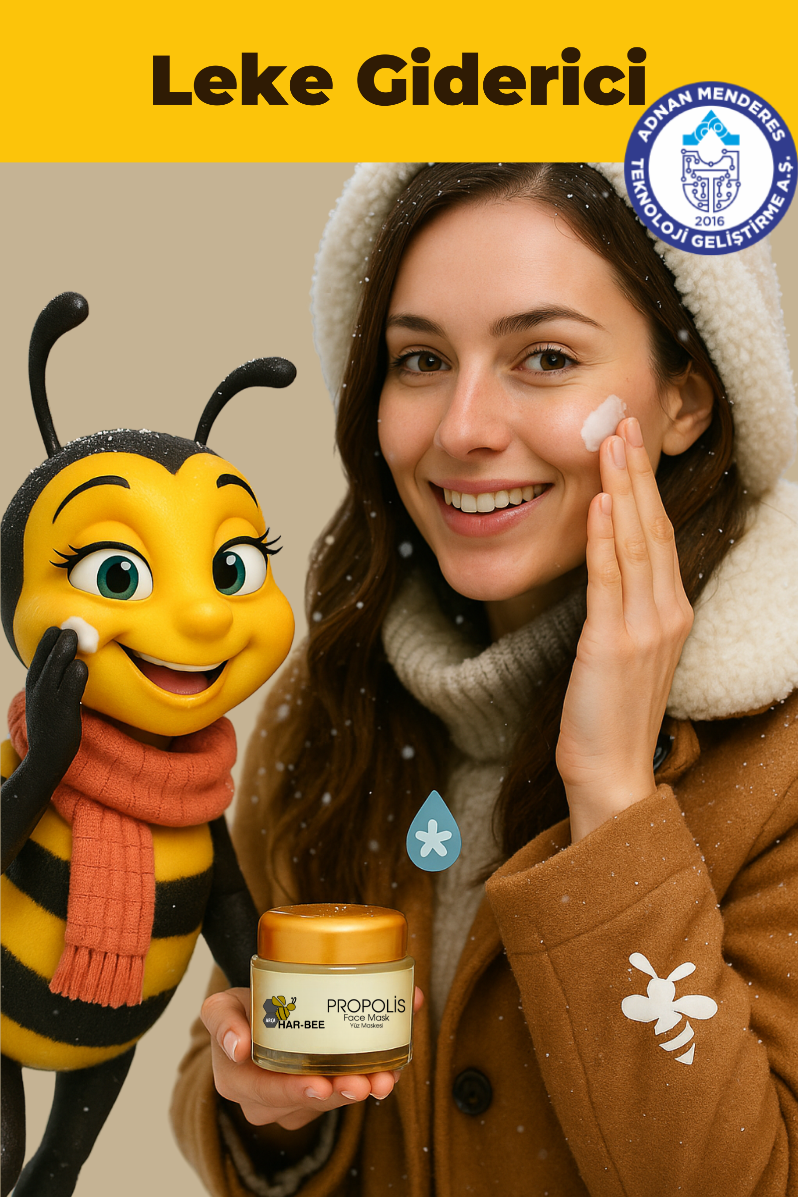 Propolis Cilt Bakım Kremi - Zeytinyağı Kantaron Bal Nemlendirici Sıkılaştırıcı - Harbee