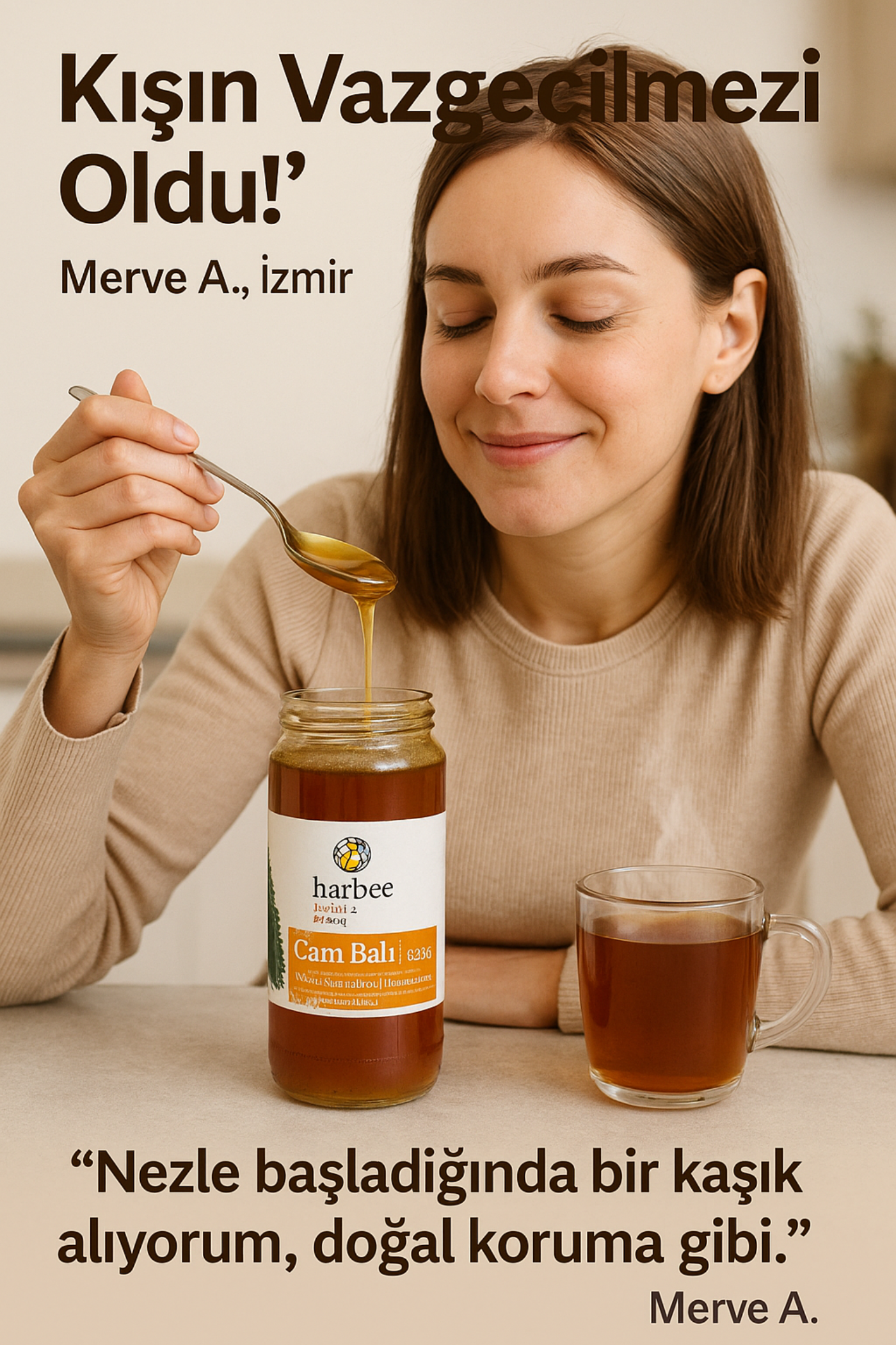 Doğal Ege Çam Balı 650gr. Organik - Harbee