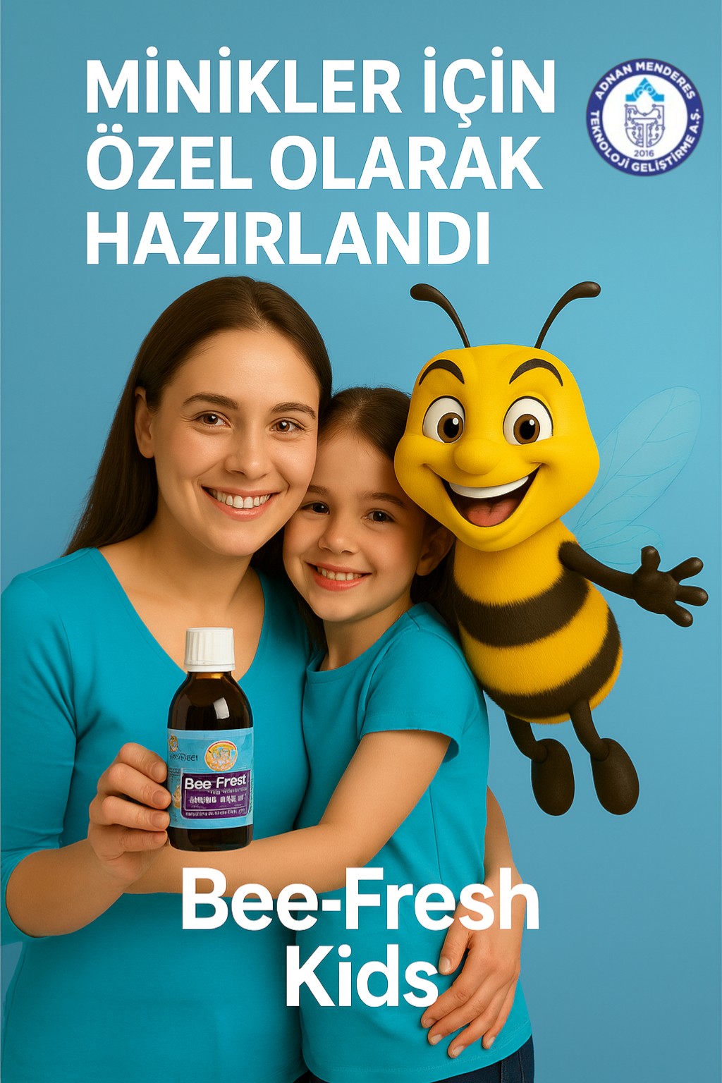 Bee-Fresh Kids Bal & Propolis Şurup 150 ml – C Vitamini ve Çinko Katkılı Takviye Edici Gıda